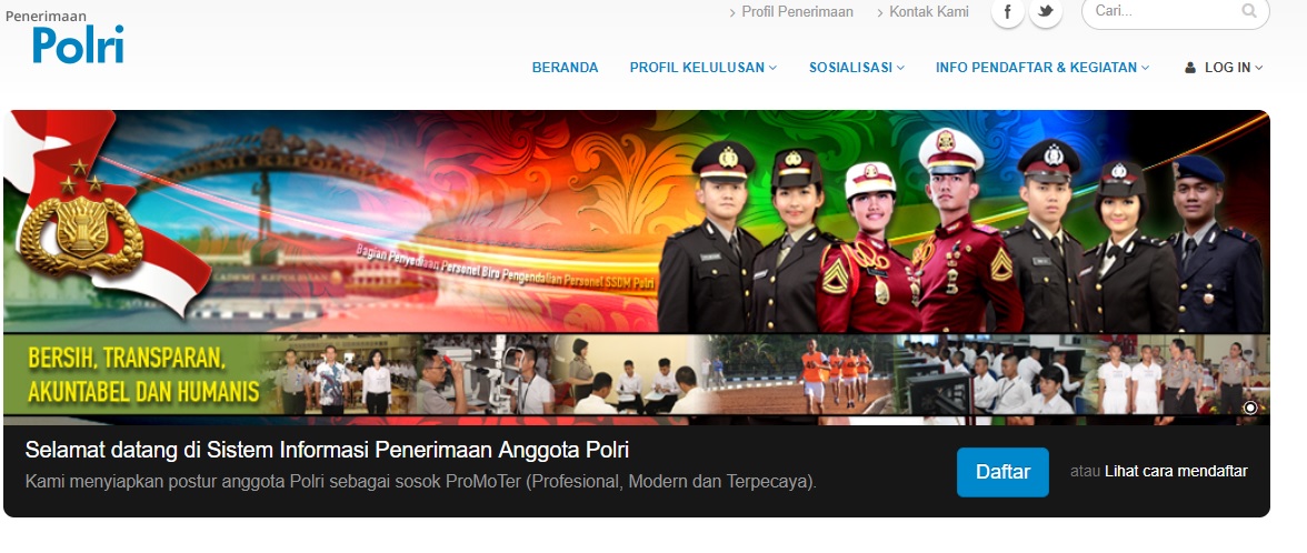 Jadwal dan Lokasi Tes SKD CPNS POLRI 2018 Peserta Lulus 